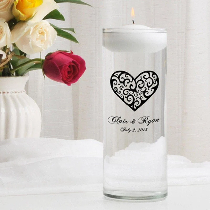 Floating Personalized Unity Candle