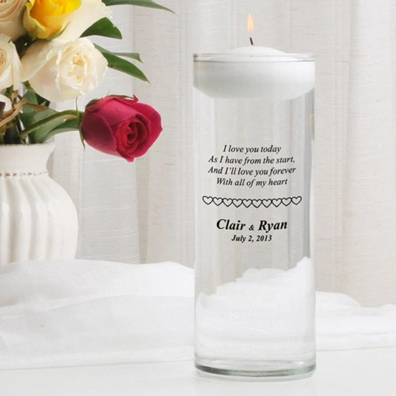 Floating Personalized Unity Candle