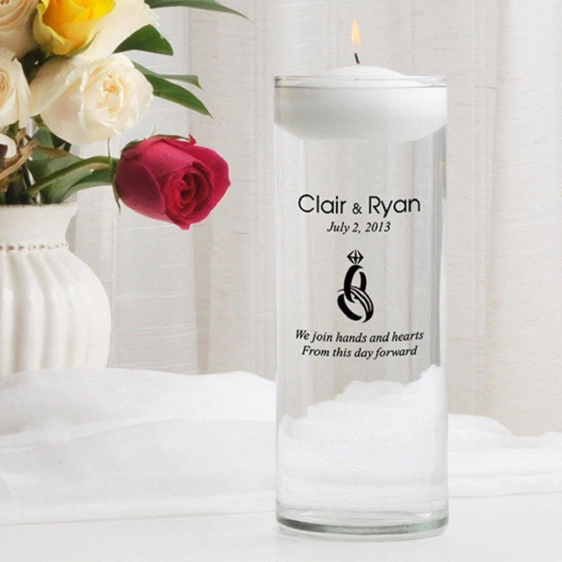 Floating Personalized Unity Candle