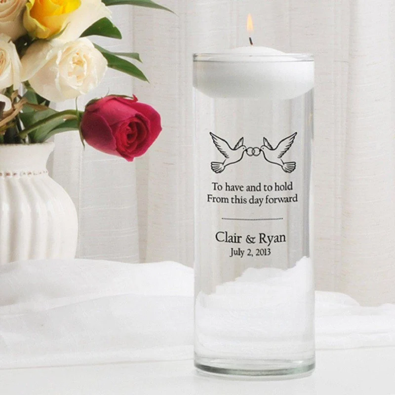 Floating Personalized Unity Candle