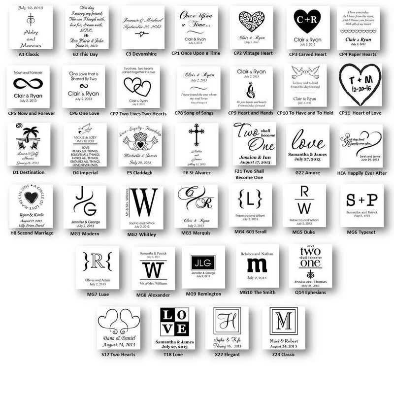 Single Wedding Personalized Unity Candle