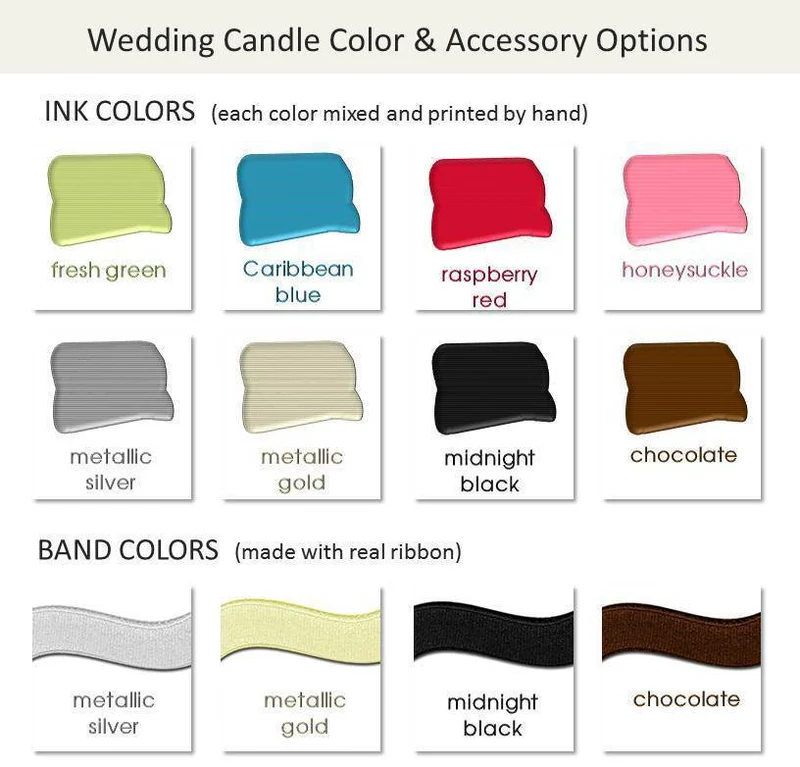 Deluxe Wedding Personalized Unity Candle Set