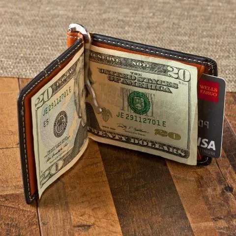 Two-Toned Personalized Leather Wallet
