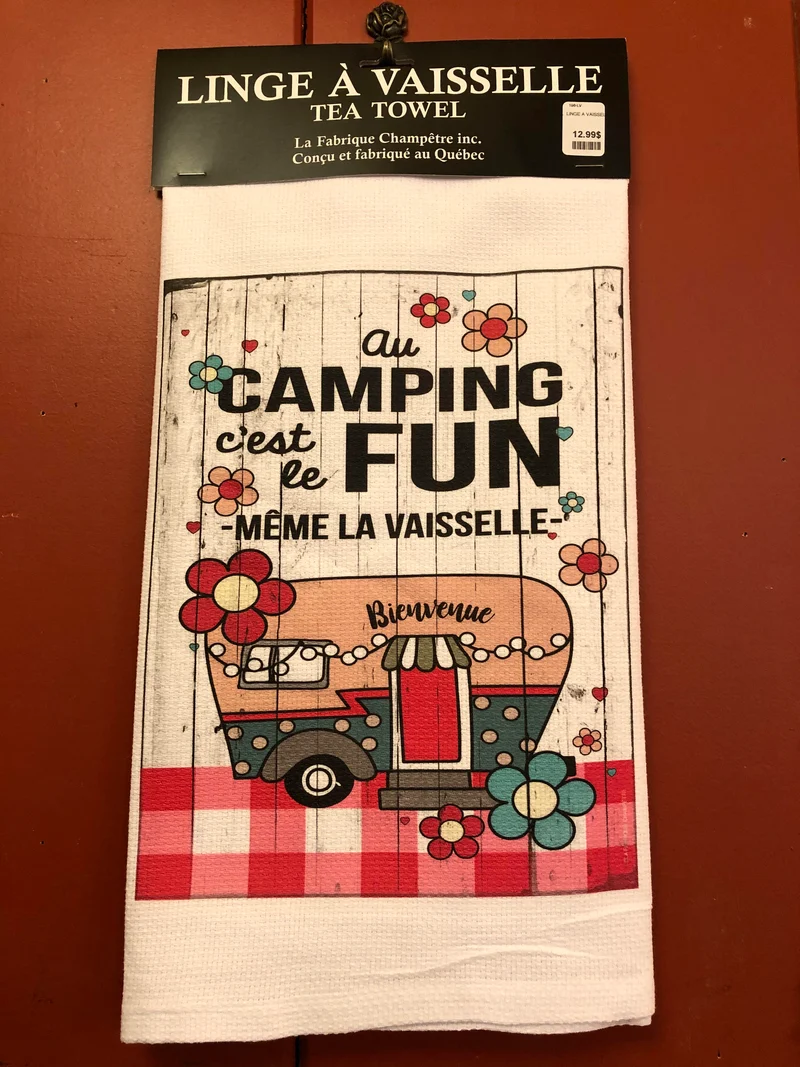Linge Vaisselle- Au Camping C'est Le Fun