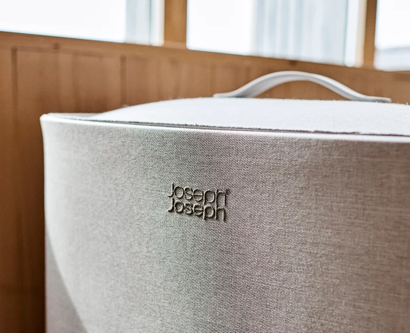 Tota 2 Twin 90L Panier à Linge de Séparation Champignon Clair