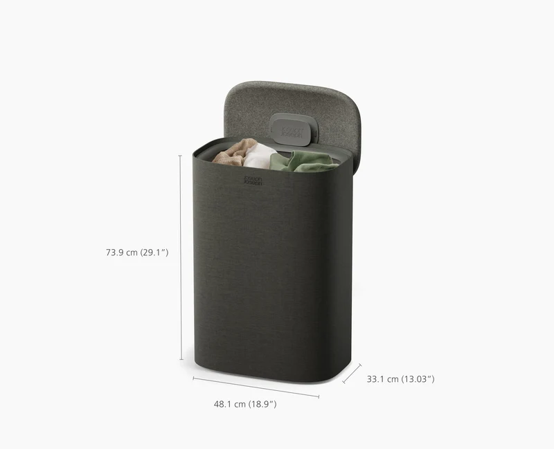 Tota 2 One 60L Panier à Linge Gris Forêt