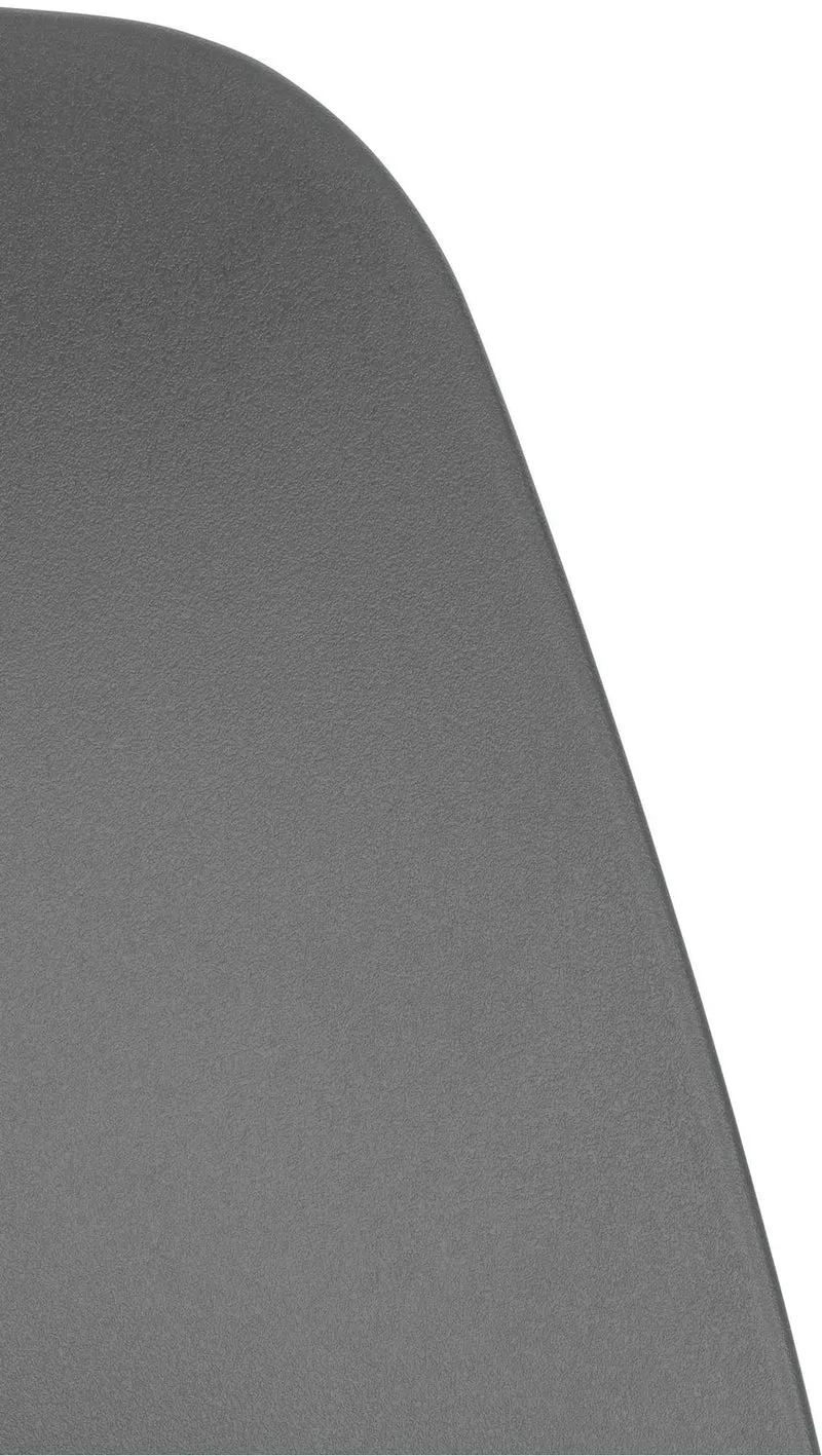 Lot de 2 tabourets de bar avec repose-pieds hauteur réglable pivotant en PVC et plastique gris et métal 10_0006105