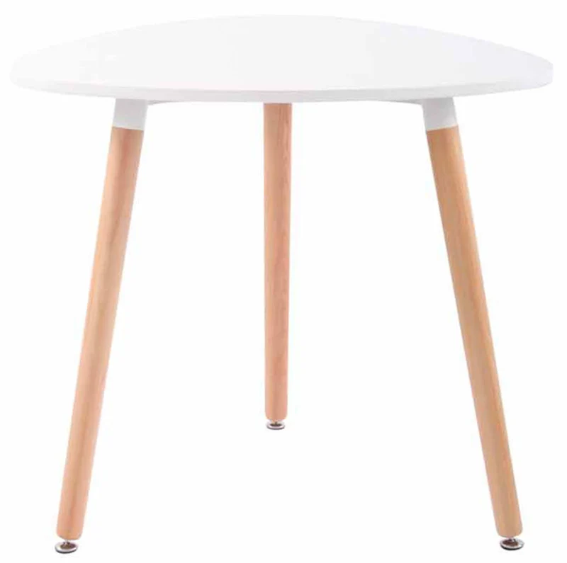Ensemble salle à manger design avec table ronde et 3 chaises – Bois de hêtre et assises confortables 10_0008379