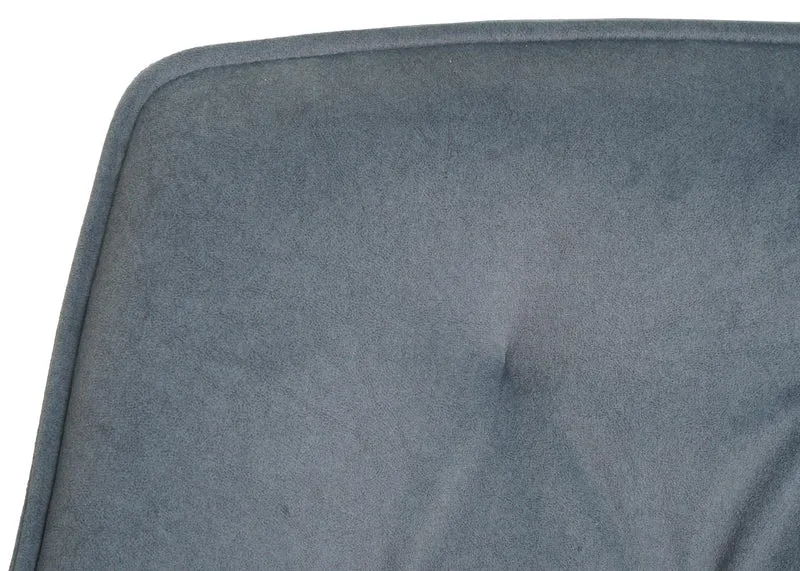 Lot de 6 chaises de salle à manger pivotantes à 180° avec retour automatique et accoudoirs en tissu anthracite et acier 04_0007748