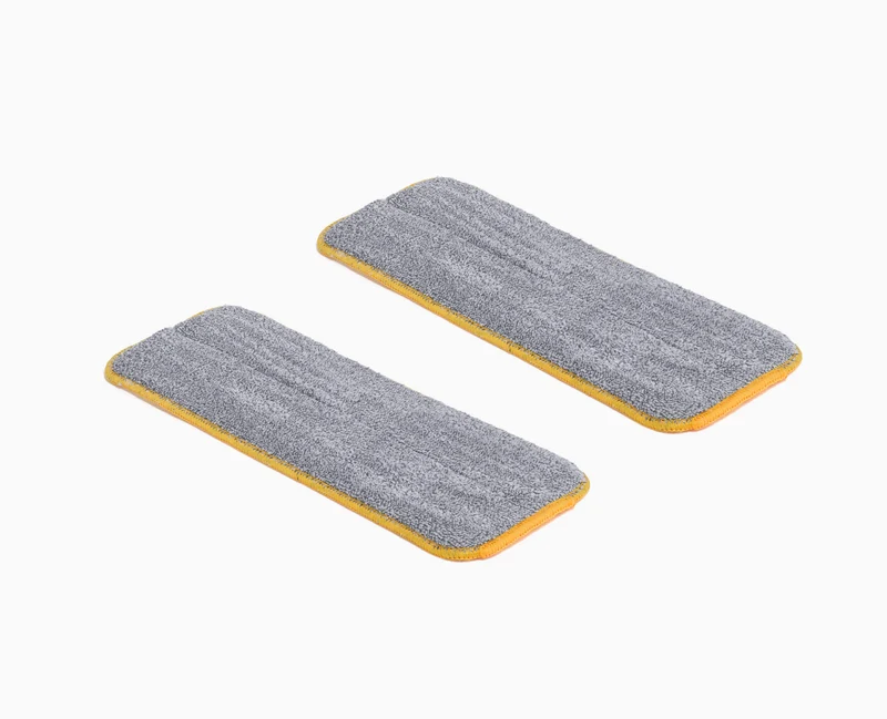 Lot de 2 Tampons en Microfibre de Rechange pour Balai UltraClean