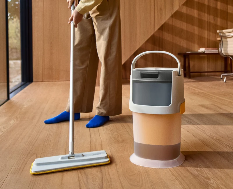 Balai Auto-essorant en Microfibre avec Seau UltraClean
