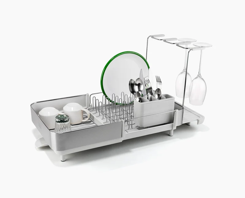 Égouttoir à Vaisselle et à Verres à Vin Pierre Extend™ Steel Plus