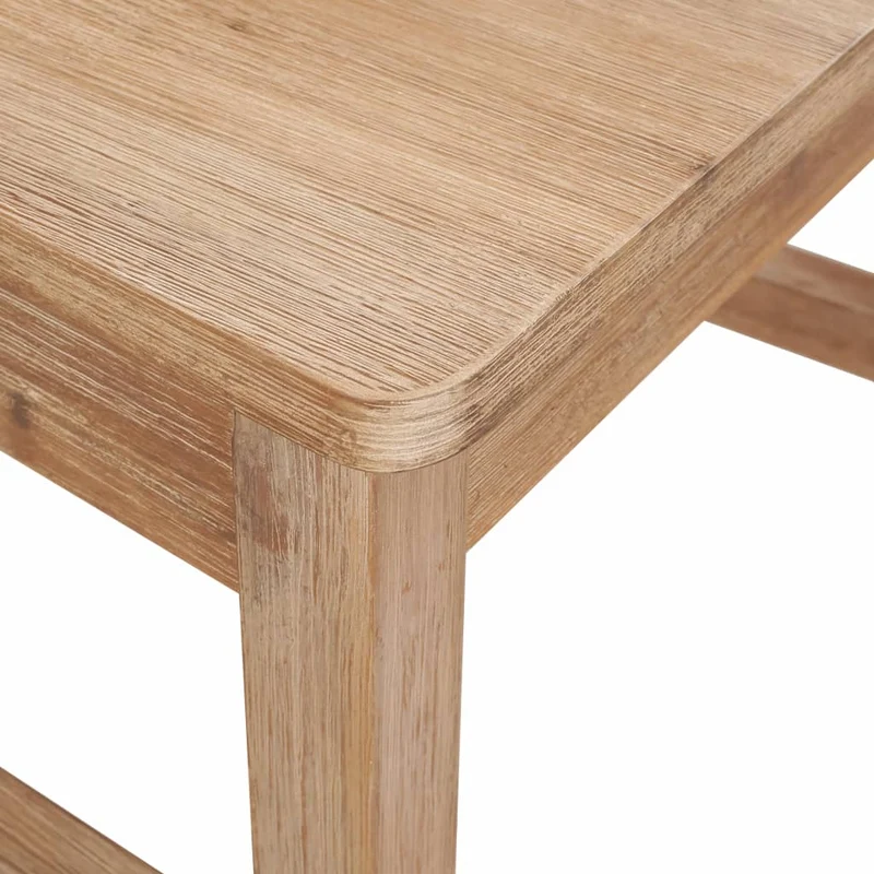 Lot de 2 chaises de salle à manger cuisine design classique bois d'acacia massif CDS020274