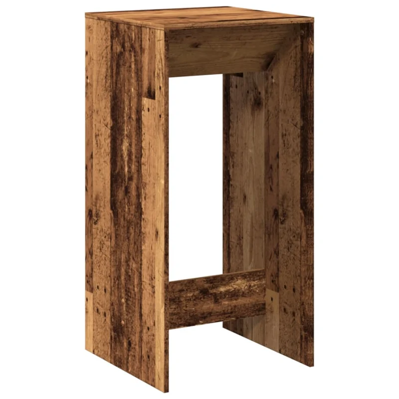 Table d’appoint multifonction 51 x 50 x 103,5 cm bois d'ingénierie marron DEC036506