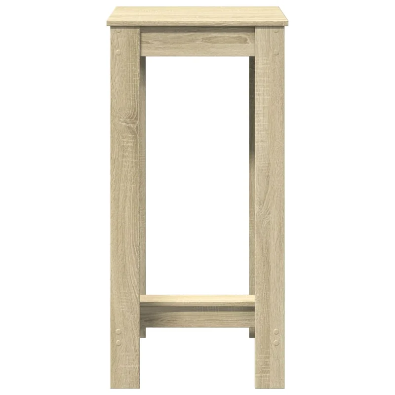 Table d’appoint multifonction table haute 51 x 50 x 103,5 cm bois d'ingénierie couleur chêne DEC036442