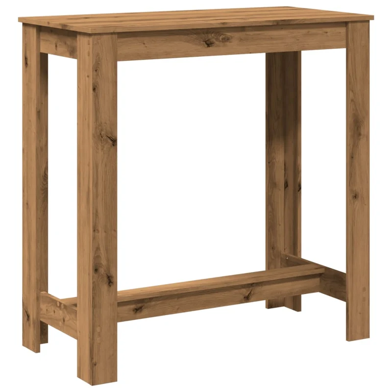 Table d’appoint multifonction 102 x 50 x 103,5 cm bois d'ingénierie marron DEC036425