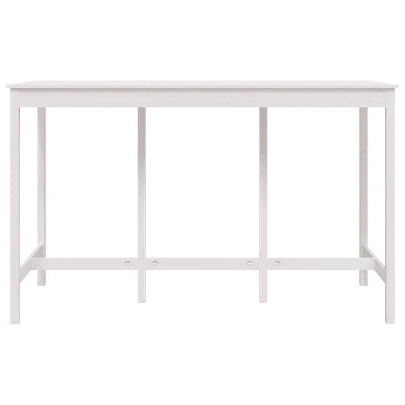Table d’appoint multifonction table d'entrée 180 x 80 x 110 cm bois massif de pin blanc DEC036409