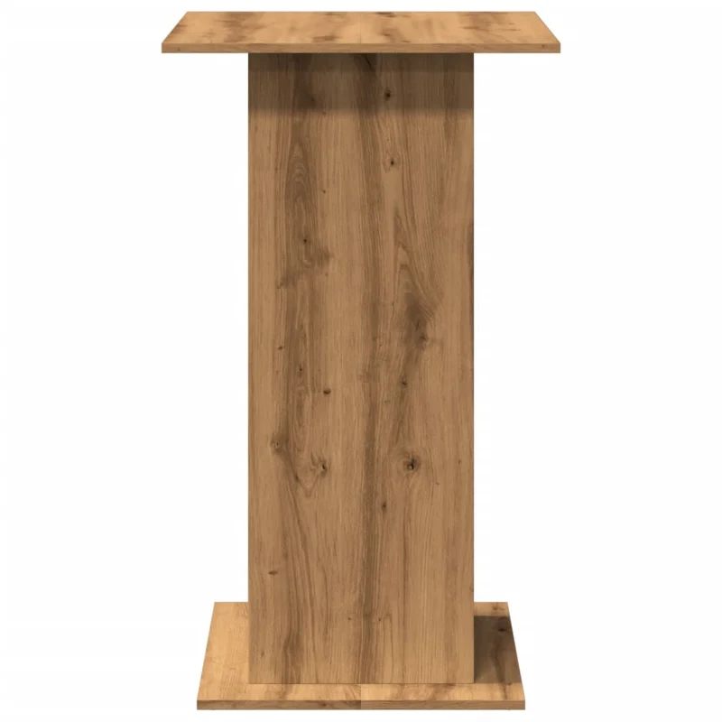 Table d’appoint multifonction avecétagères de rangement en bois d’ingénierie marron DEC036326