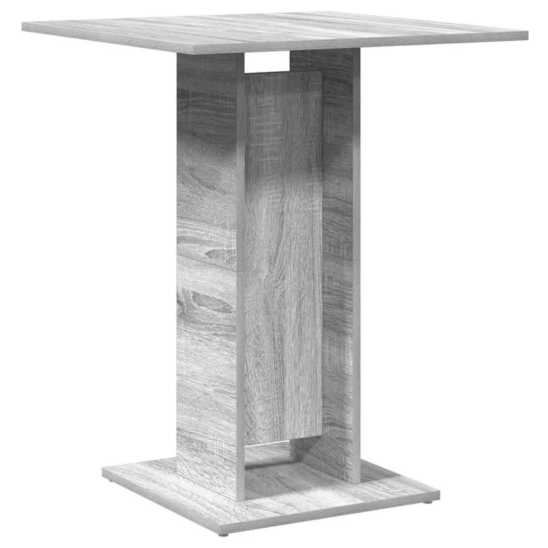 Table d'appoint auxiliaire table haute 60 x 60 x 75 cm bois d'ingénierie gris DEC036588