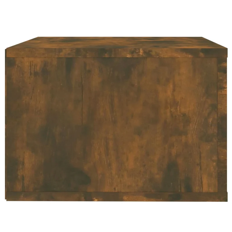 Table de chevet murale avec tiroir 50 x 36 x 25 cm en bois d'ingénierie marron DEC034262