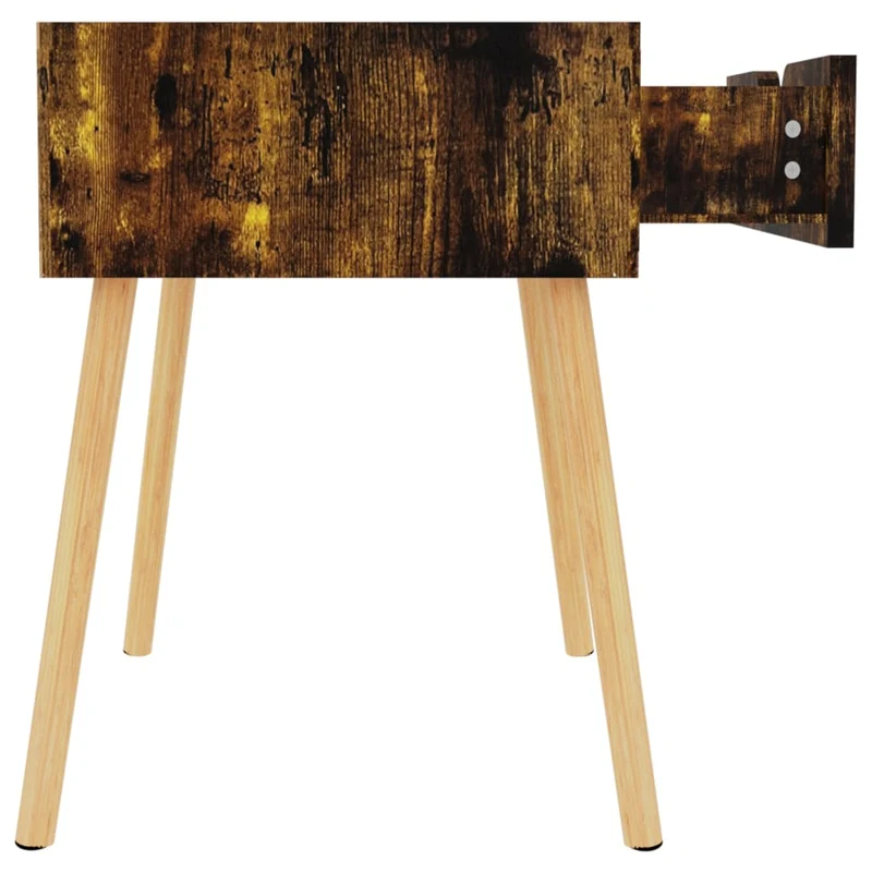 Table de chevet avec tiroir 40 x 40 x 56 cm bois d'ingénierie marron DEC033620