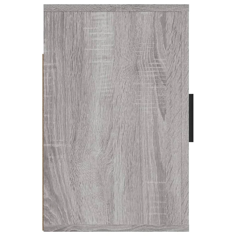 Table de chevet murale avec compartiment avec porte 50 x 30 x 47 cm bois d'ingénierie gris DEC034334