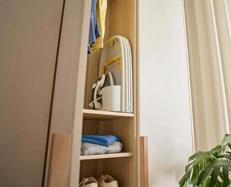 Grande Planche à Repasser de Table Pliante 110cm Écru Pocket Max