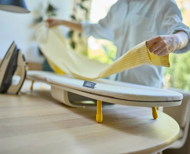 Grande Planche à Repasser de Table Pliante 110cm Écru Pocket Max