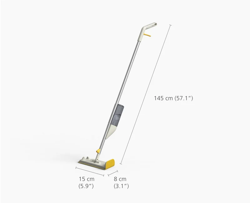 Serpillière à Spray 2-en-1 avec Tampon de Rechange CleanTech