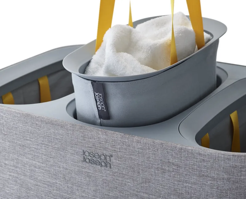 Set De 2 Grands Panier À Linge Gris