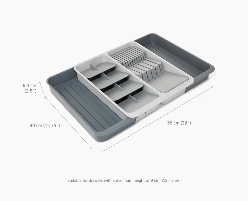 Range-Couverts et Couteaux Extensible et Étagé Drawerstore™