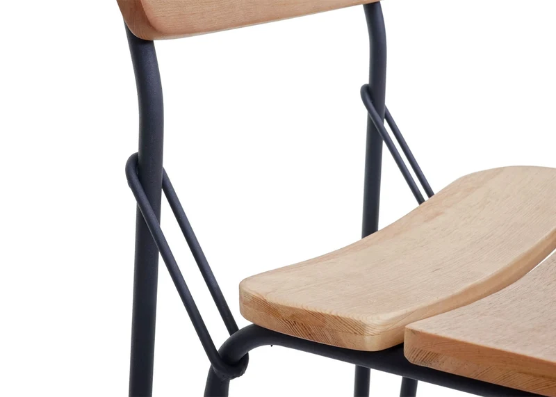 Lot de 2 tabourets de bar en bois et métal industriel brun naturel 04_0000148