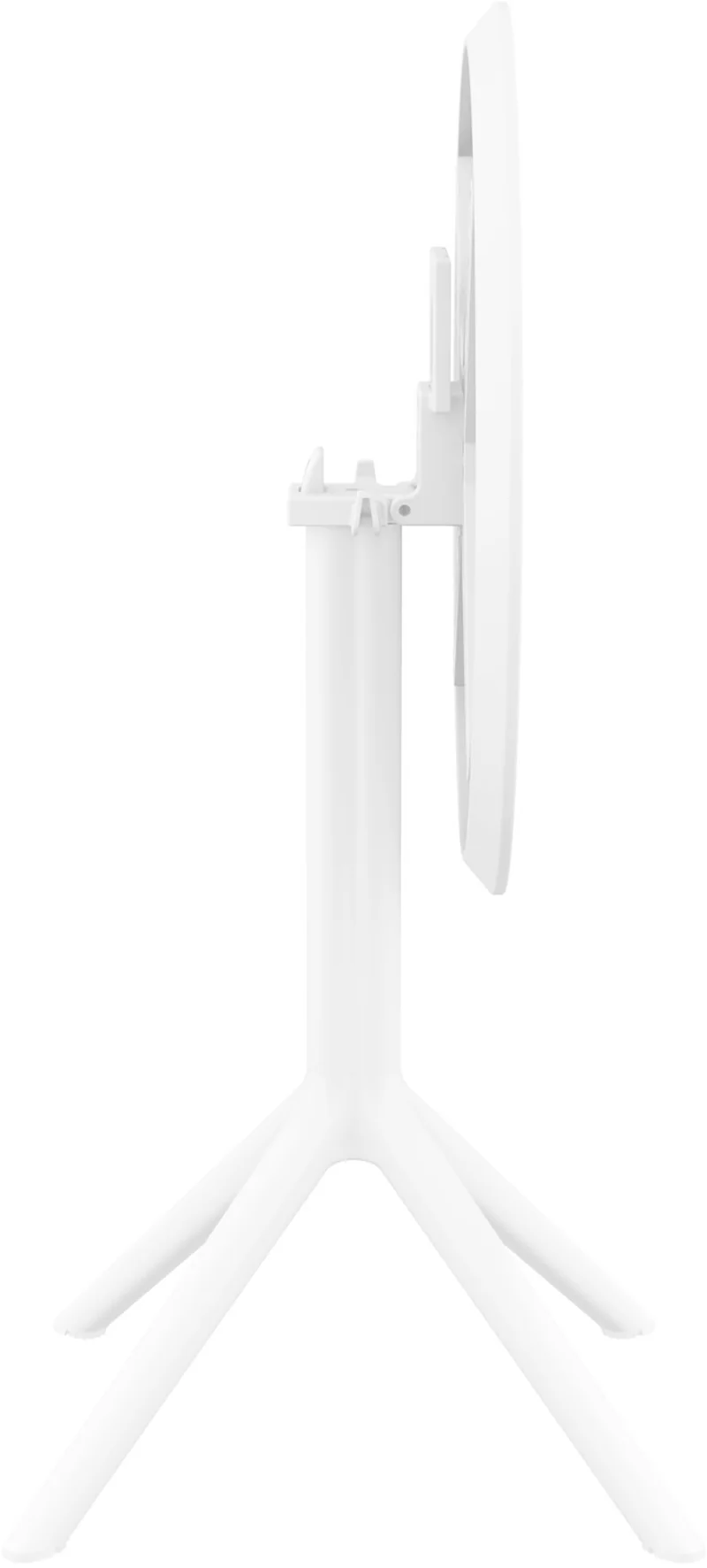 Table de jardin ronde en plastique blanc – design moderne et résistant 10_0002956
