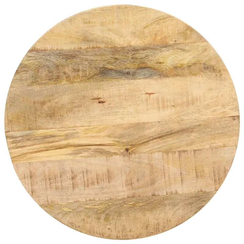 Table d'appoint support de plante 48 x 48 x 56 cm en bois de manguier et fer DEC032313