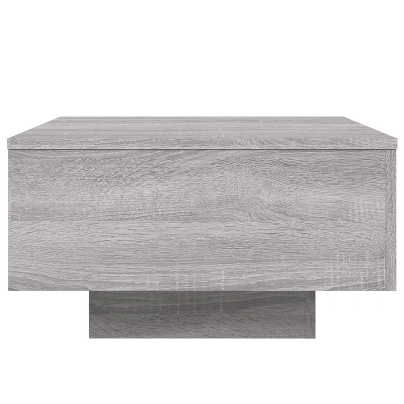Table basse de salon 55 x 55 x 31 cm bois d'ingénierie gris DEC040043