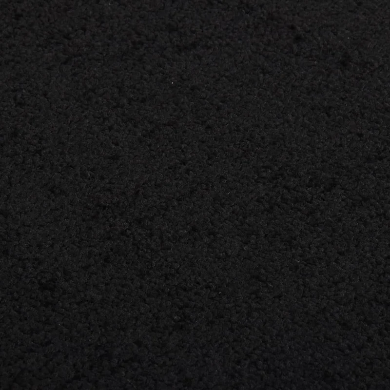 Paillasson dessous antidérapant 80 x 120 cm PP torsadé noir vinyle DEC040634