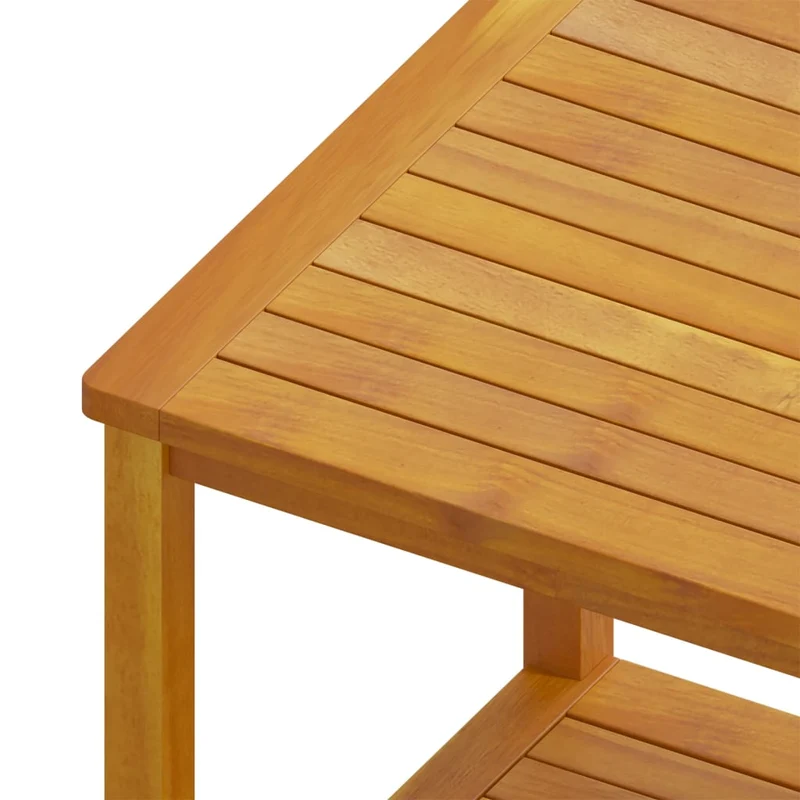 Table d'appoint en bois d'acacia massif 45 x 45 x 45 cm DEC040261