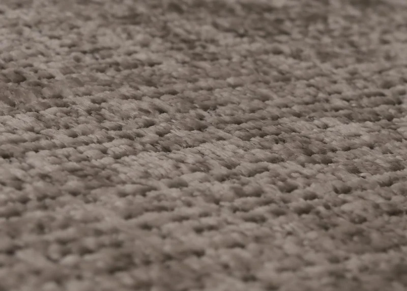 Fauteuil relax à bascule avec repose pieds assise confortable poches latérales tissu chenille gris clair structure bois blanc 04_0009921