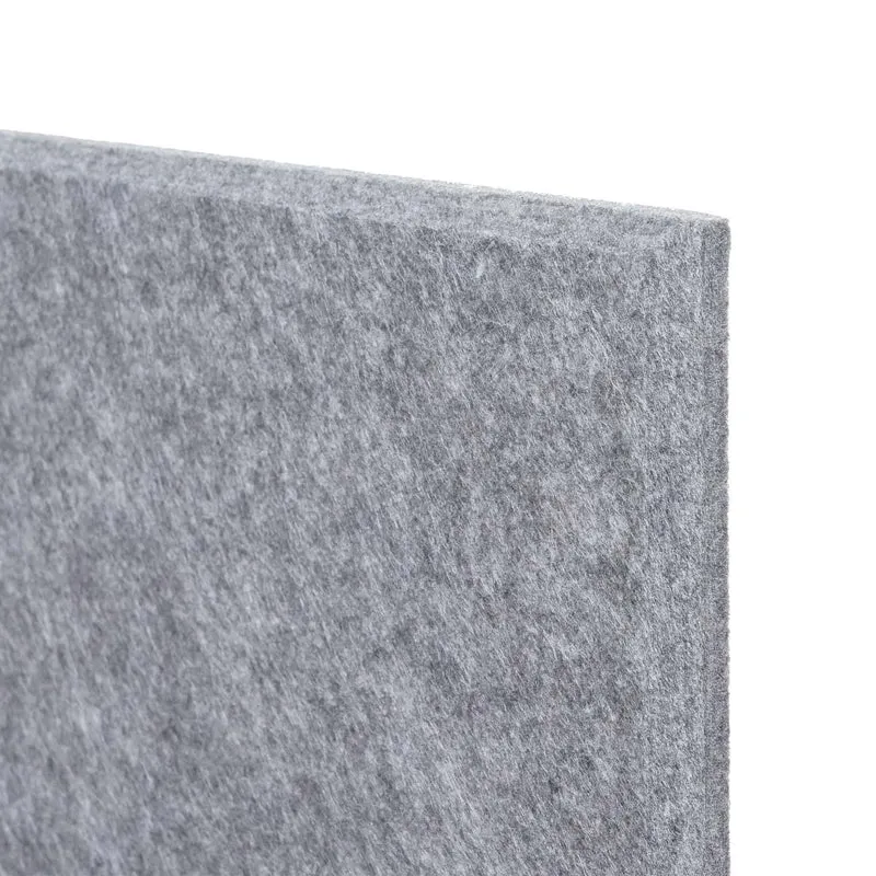 Lot de 4 panneaux acoustiques muraux isolation phonique 1 m² installation facile fixation adhésive tissu gris 04_0010308