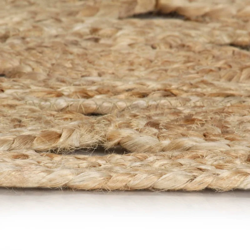 Tapis fait à la main Jute tressée 120 cm DEC023506