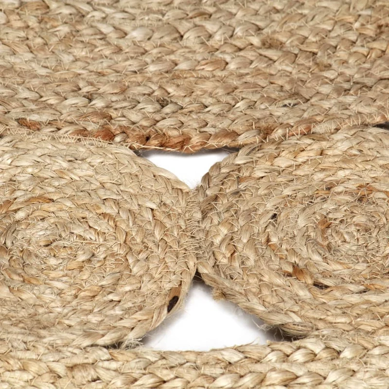 Tapis fait à la main Jute tressée 150 cm DEC023510