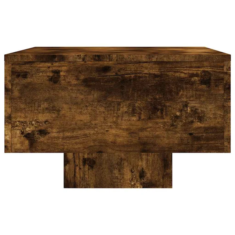 Table basse de salon design rustique 100 x 49,5 x 31 cm bois d'ingénierie marron DEC038308