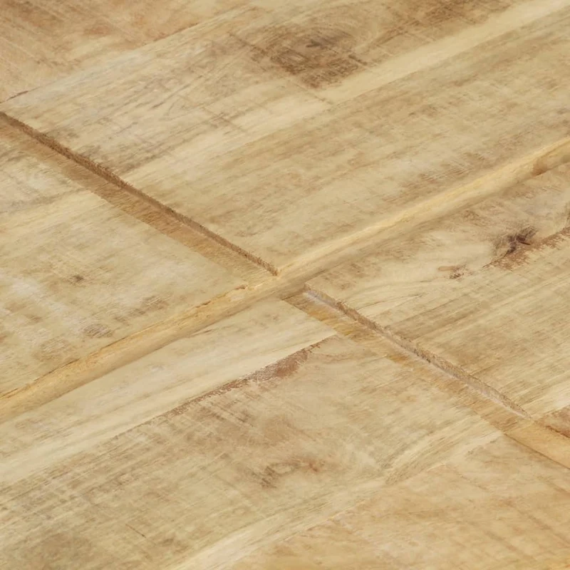 Table basse de salon design rustique 80 x 80 x 28 cm bois de manguier massif DEC037188