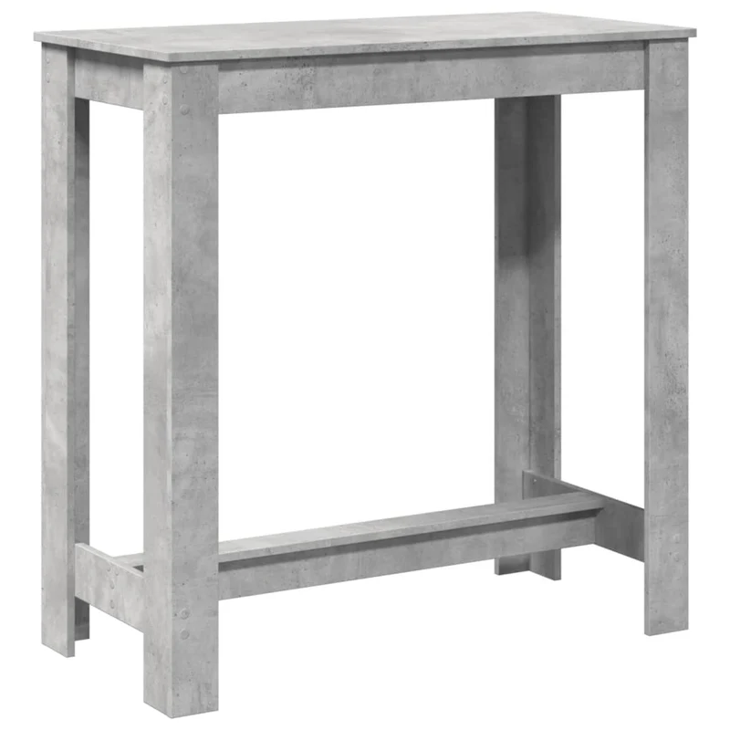 Table d’appoint multifonction 102 x 50 x 103,5 cm bois d'ingénierie gris DEC036460