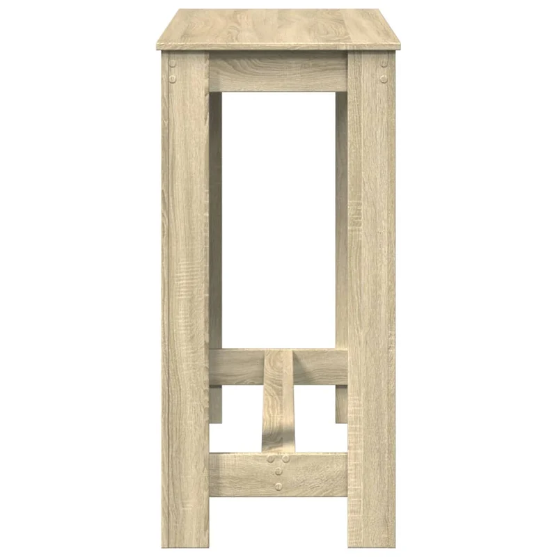 Table d’appoint multifonction 102 x 50 x 103,5 cm bois d'ingénierie couleur chêne DEC036439