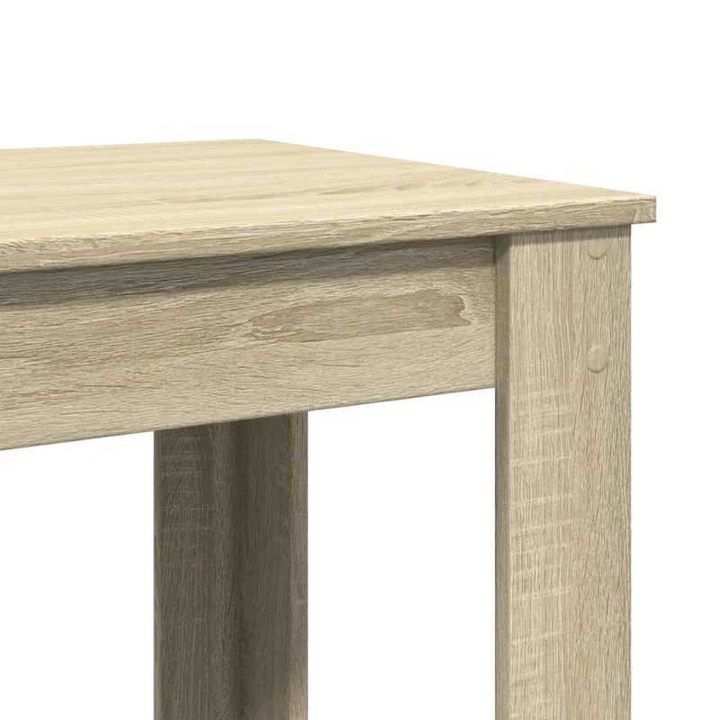 Table d’appoint multifonction 102 x 50 x 103,5 cm bois d'ingénierie couleur chêne DEC036439