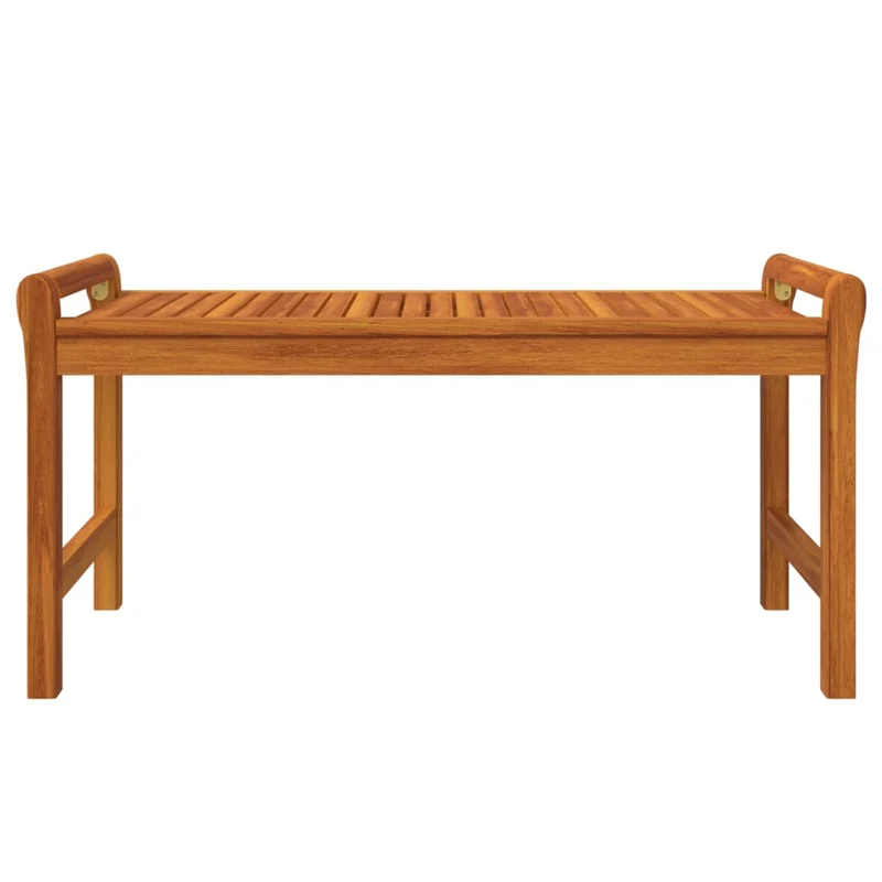 Table basse de salon design rustique 100 x 50 x 50 cm bois d'acacia massif marron DEC036940