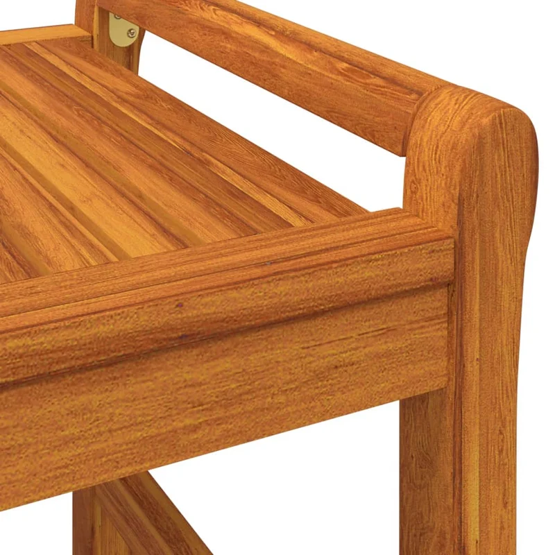 Table basse de salon design rustique 100 x 50 x 50 cm bois d'acacia massif marron DEC036940