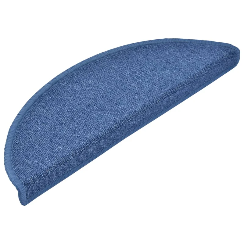 Tapis d'escalier 15 pièces Bleu 65x24x4 cm DEC023559