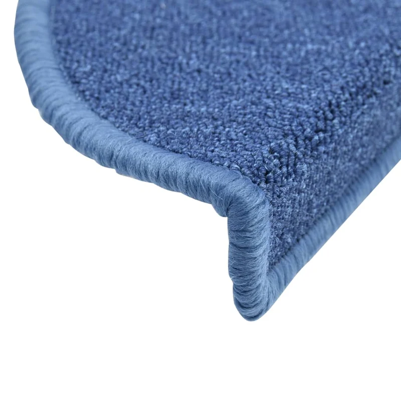 Tapis d'escalier 15 pièces Bleu 65x24x4 cm DEC023559